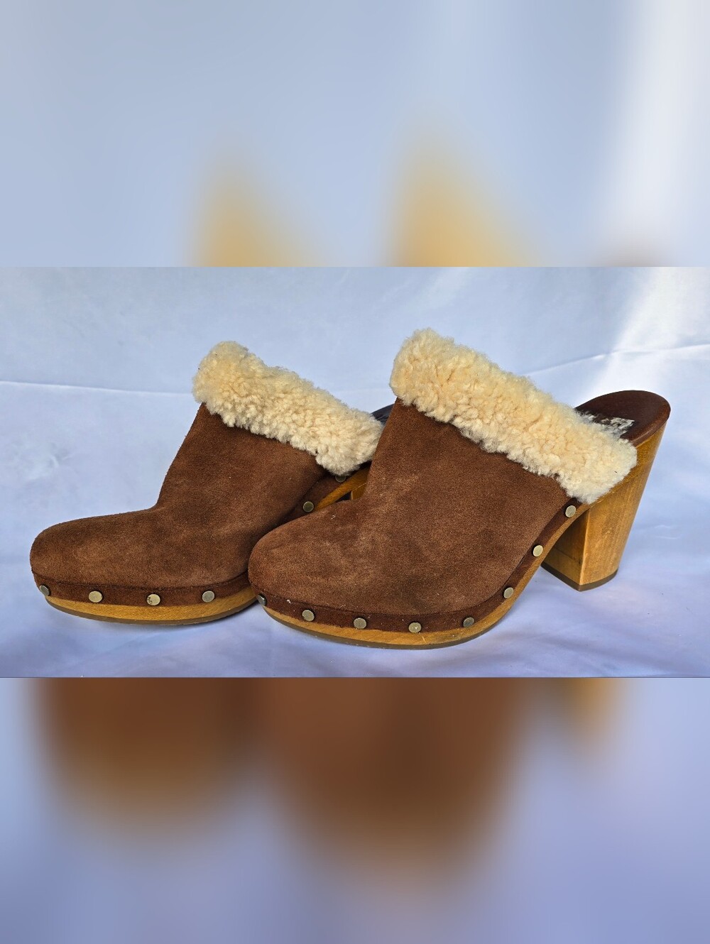 UGG Shearling Adele Clogs